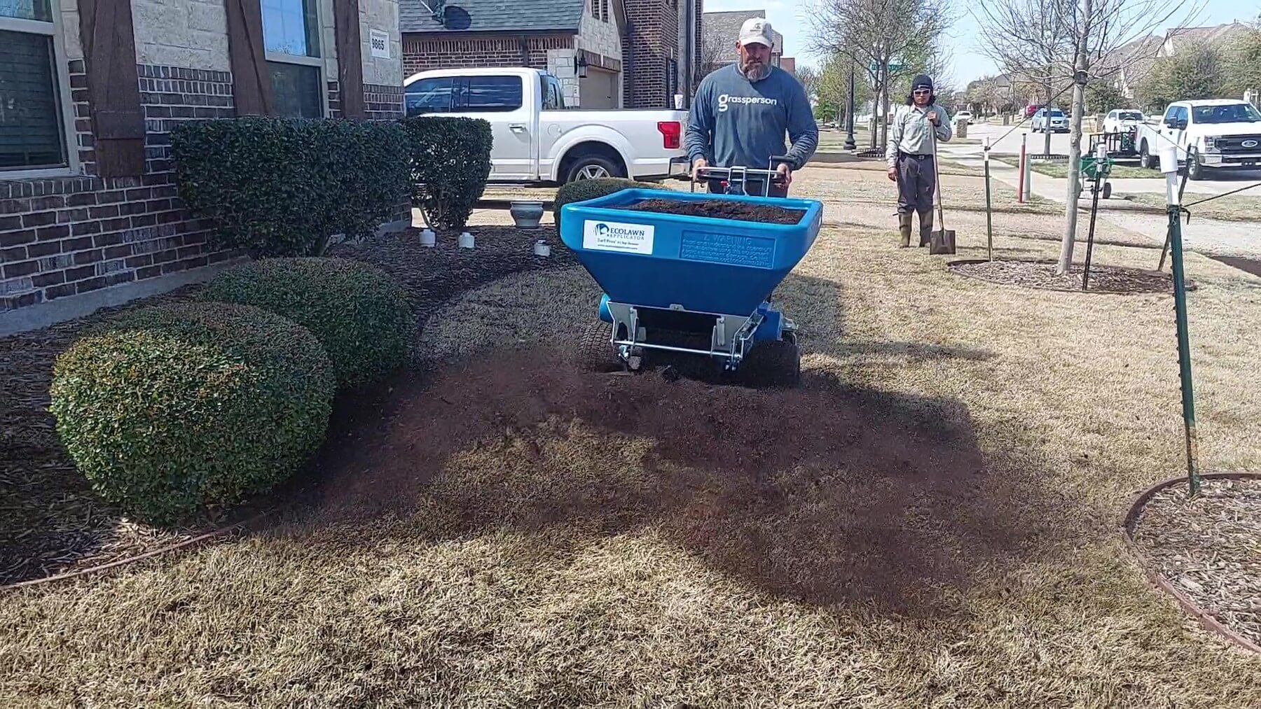 Top dress hotsell lawn with compost